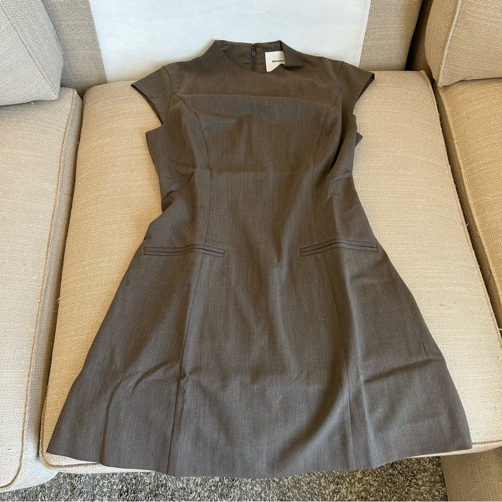 NEW Reformation Vivienne Mini Dress - Cafe Brown Beige size 2 - Picture 7 of 10